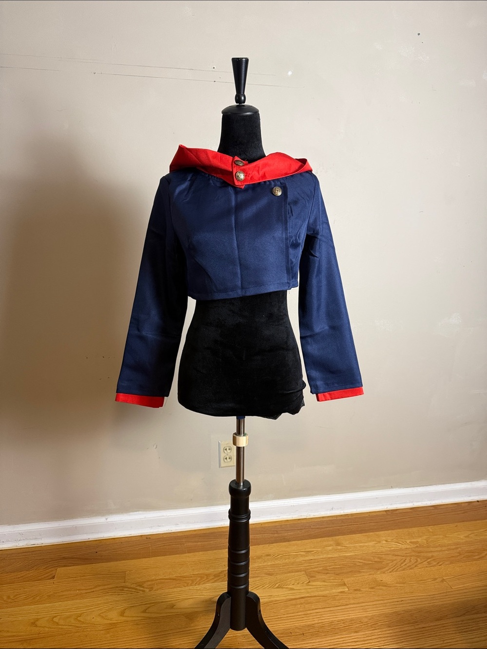 JJK Yuji Itadori Women’s Cosplay Cropped Uniform Top Jujutsu Kaisen